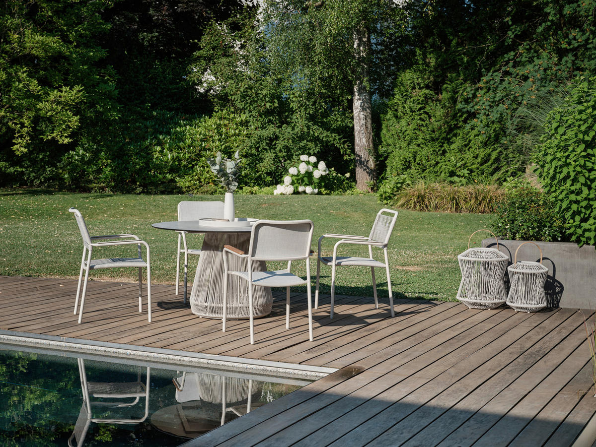 STAPELSESSEL Aluminium Greige  - Greige, Basics, Kunststoff/Metall (59/89/61cm) - Stern