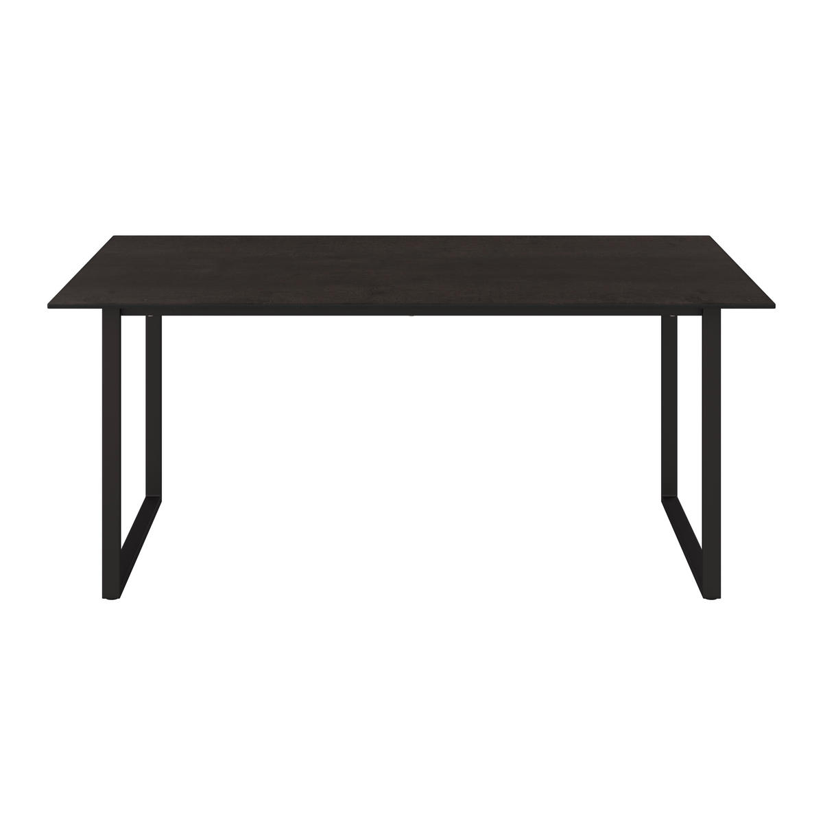 MASĂ PENTRU GRĂDINĂ 158/90/68 cm   - maro închis/antracit, Design, plastic/metal (158/90/68cm) - Amatio