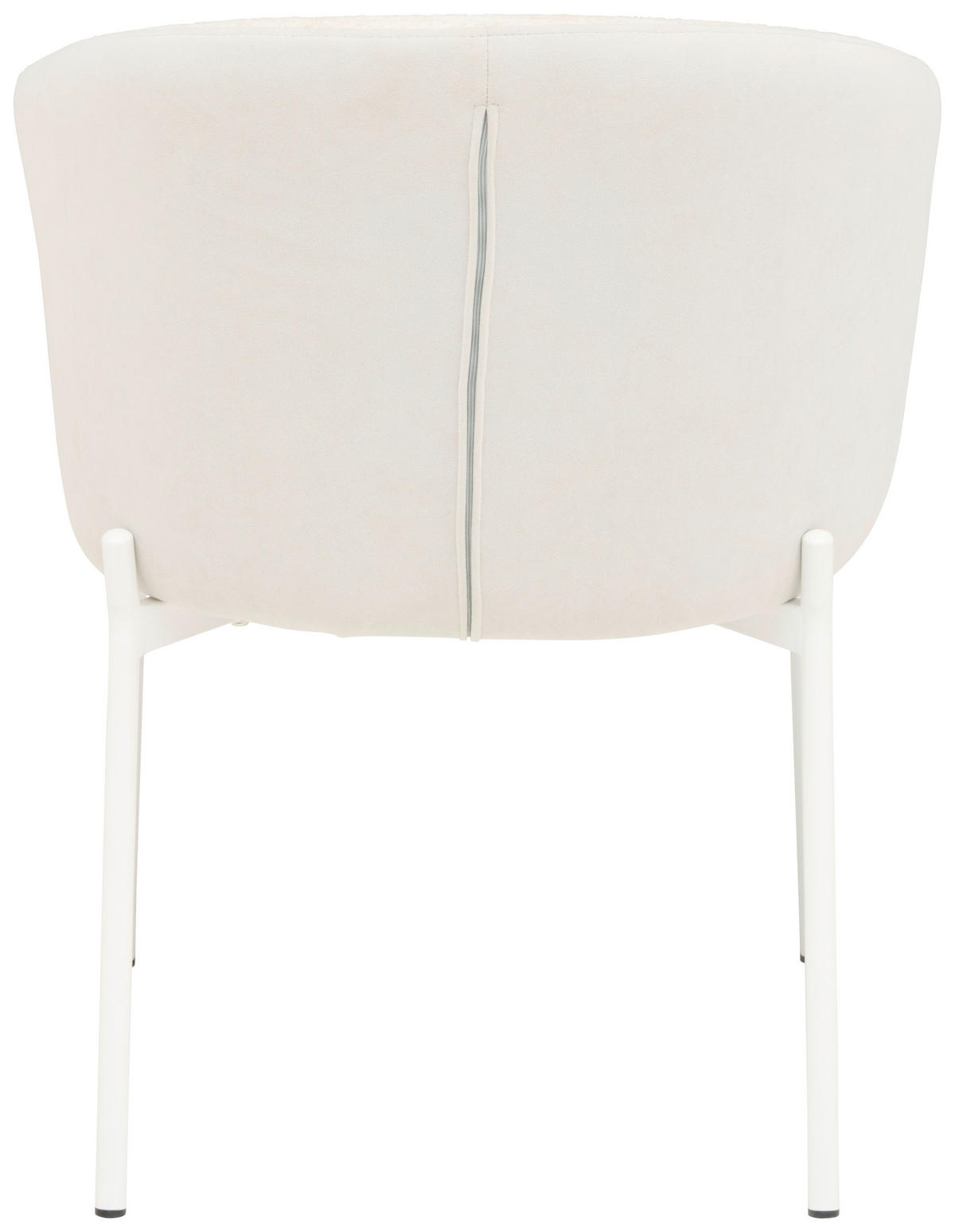 ARMLEHNSTUHL  in Eisen Samt  - Beige/Weiß, MODERN, Textil/Metall (56/76,5/57,5cm) - MID.YOU