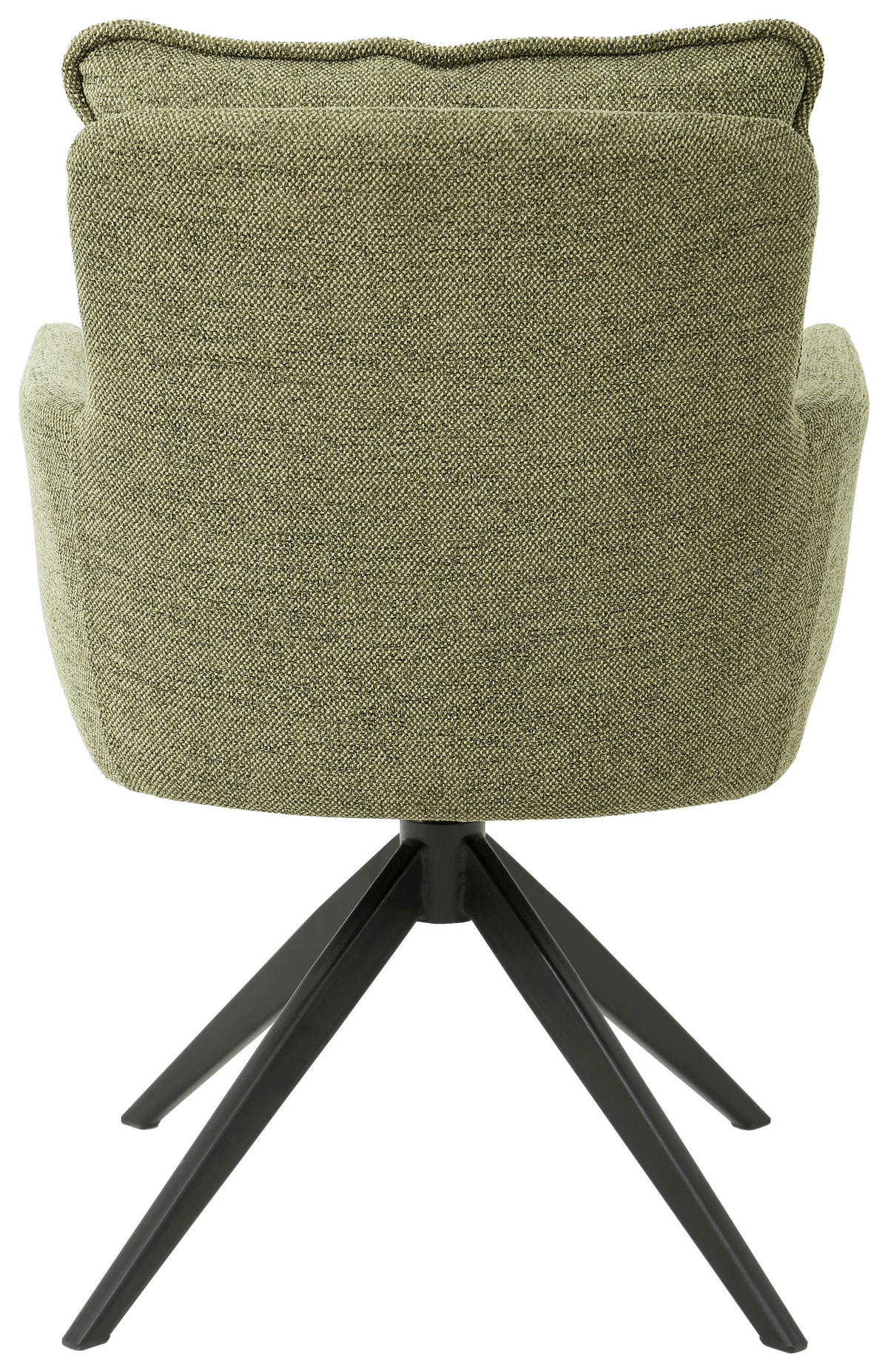 ARMLEHNSTUHL  in Eisen Leinenoptik  - Schwarz/Grün, Design, Holz/Textil (61/90/67cm) - Novel