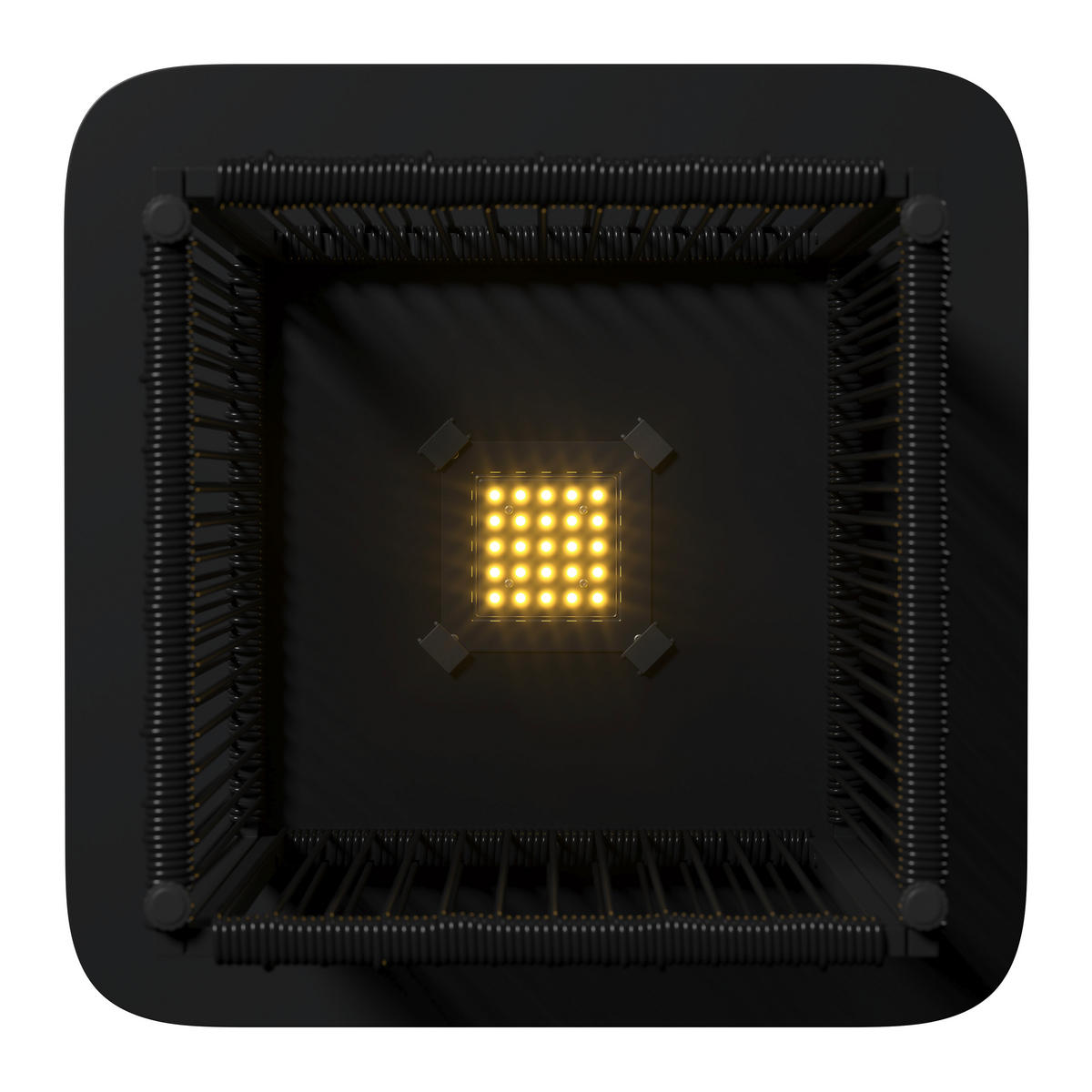 POMOĆNI STOČIĆ ZA BAŠTU 55/47/55 cm  - crna, Moderno, metal/plastika (55/47/55cm) - Bessagi Garden