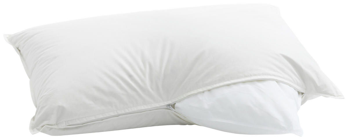 3-KAMMER-KISSEN 65/100 cm  - Weiss, Basics, Textil (65/100cm) - Billerbeck