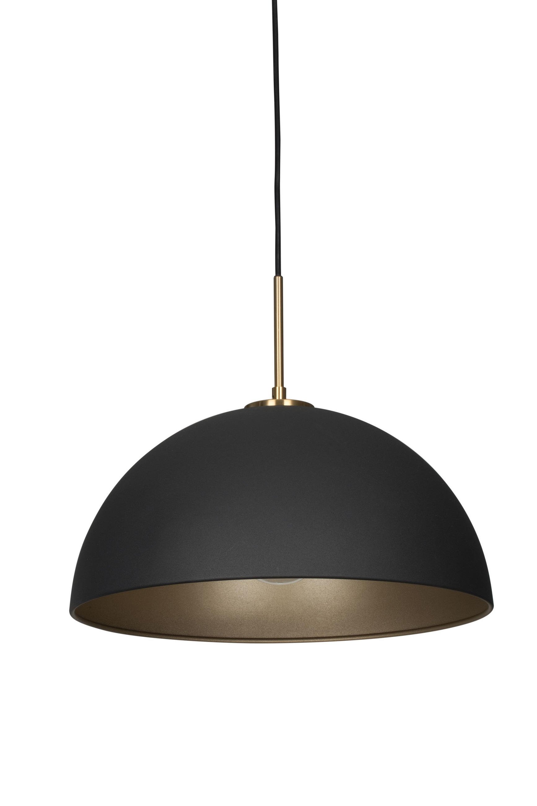 HÄNGELEUCHTE 40/150 cm   - Goldfarben/Schwarz, KONVENTIONELL, Metall (40/150cm) - Novel