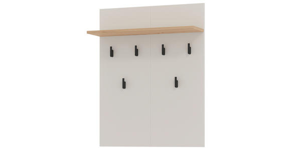 GARDEROBE 5-teilig  in 220/192,5/40 cm  - Kaschmir/Eiche Artisan, Basics, Glas/Holzwerkstoff (220/192,5/40cm) - Carryhome