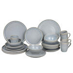 KOMBISERVICE GLOSSY 20-teilig  - Blau, Trend, Keramik - Novel