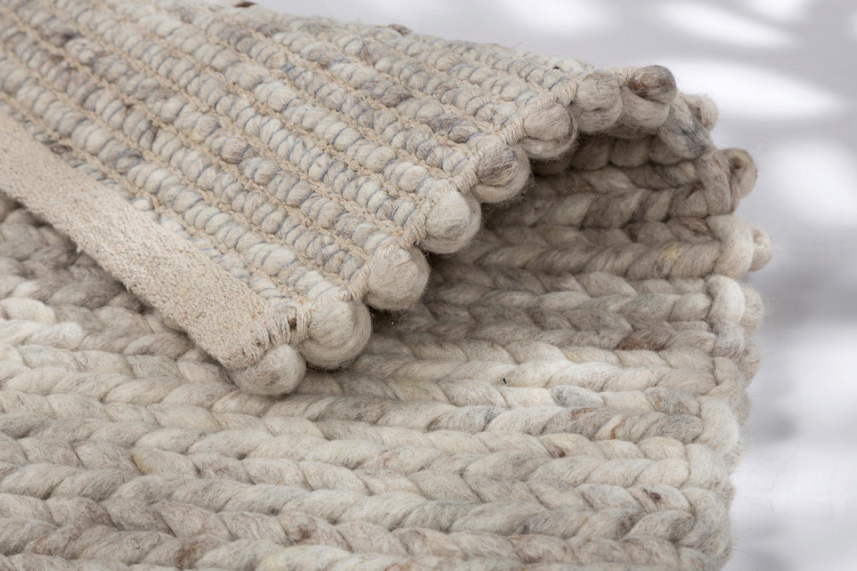 HANDWEBTEPPICH 200/290 cm Enisa  - Creme, Basics, Textil (200/290cm)