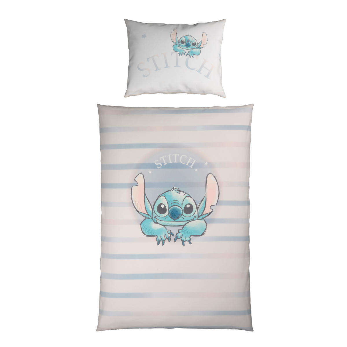 BABYBETTWÄSCHE Stitch Renforcé  - Creme, Trend, Textil (100/135cm) - Disney