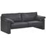 SOFA in Leder Schwarz - Schwarz, Design, Leder (210/81-84/87cm) - Erpo SOFA in Leder Schwarz - Schwarz, Design, Leder (210/81-84/87cm) - Erpo