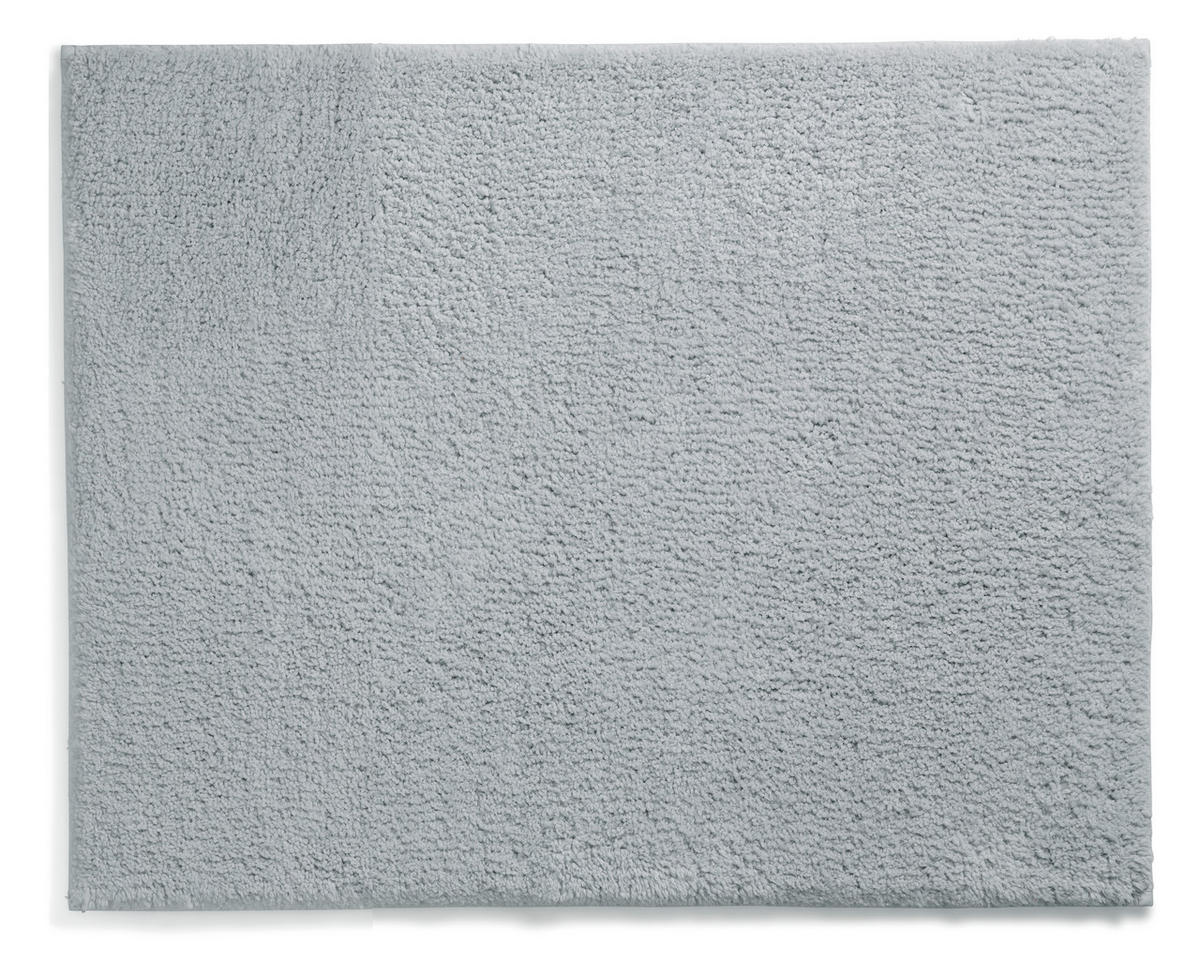 BADEMATTE Grau  - Grau, Basics, Textil (65/55/1,5cm) - Kela