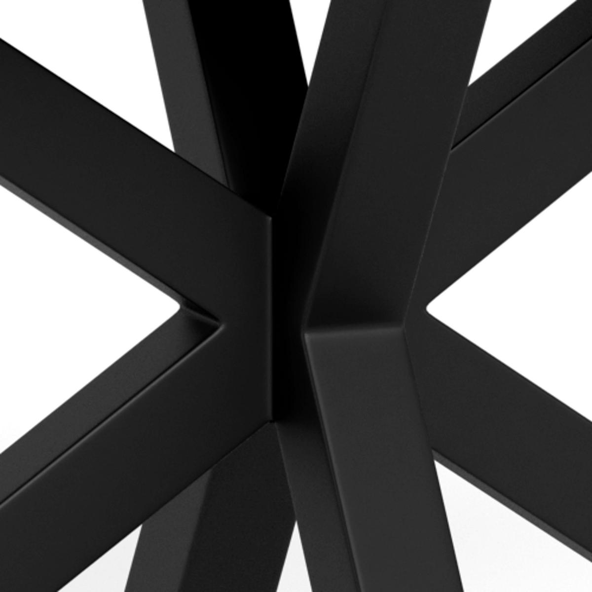 ESSTISCH in Metall, Glas, Keramik 135/80/75,5 cm  - Eichefarben/Schwarz, MODERN, Glas/Keramik (135/80/75,5cm) - MID.YOU