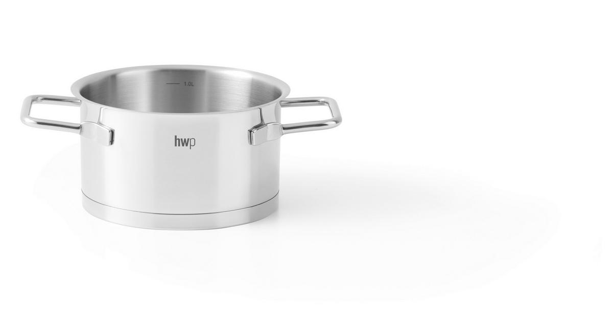 KOCHTOPF Perfect Cooking 1 l  - Klar/Edelstahlfarben, Basics, Glas/Metall (14/8cm) - Homeware Profession.
