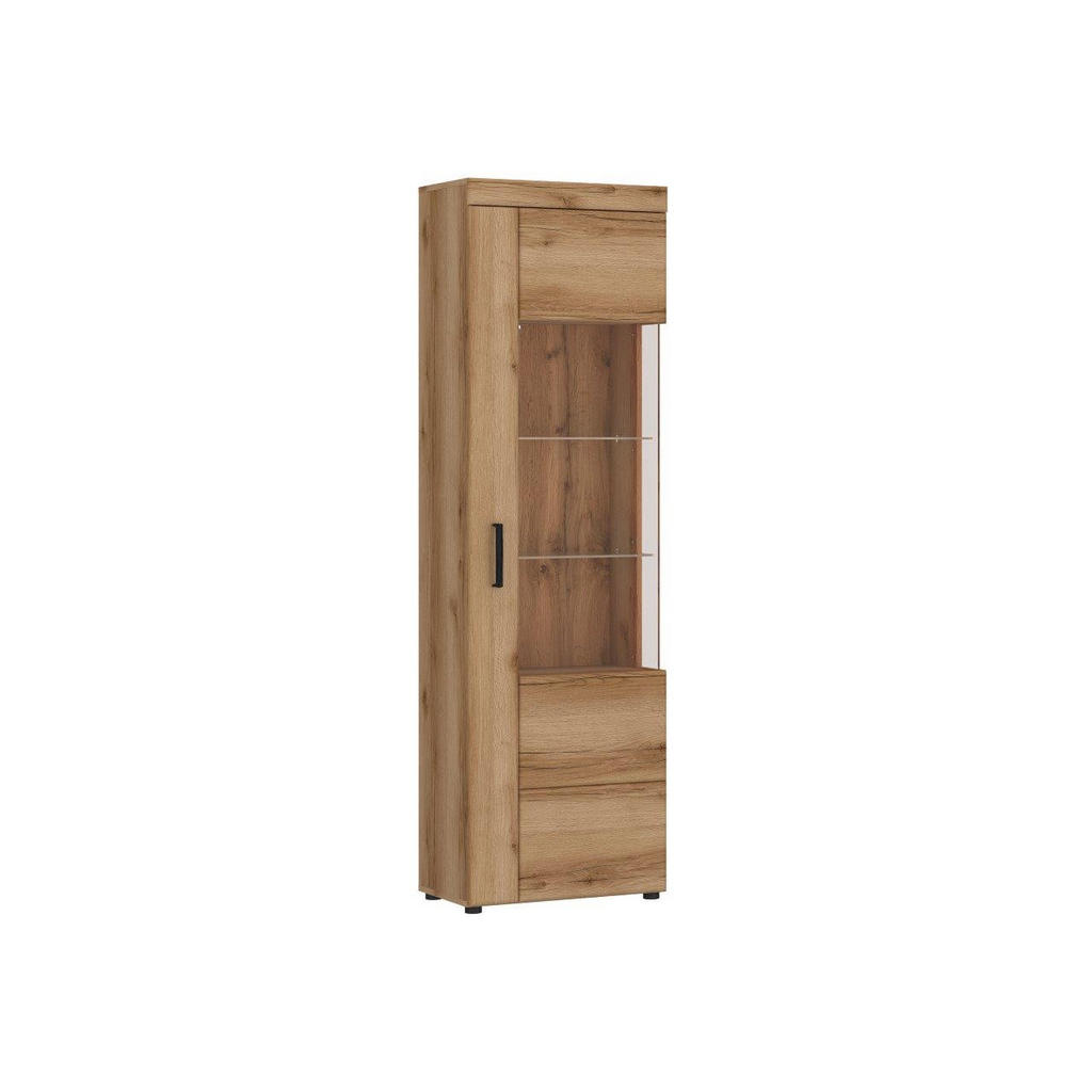 Vitrine Cortina Eichefarben Dekor B: 58 Cm
