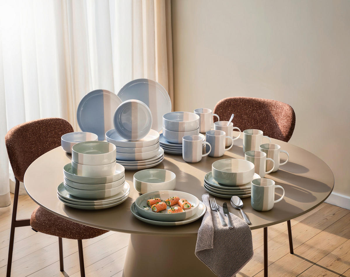 TAFELSERVICE Creme, Beige, Salbeigrün PastelPop Green 8-teilig 4 Personen  - Salbeigrün/Beige, Basics, Keramik - Villeroy & Boch