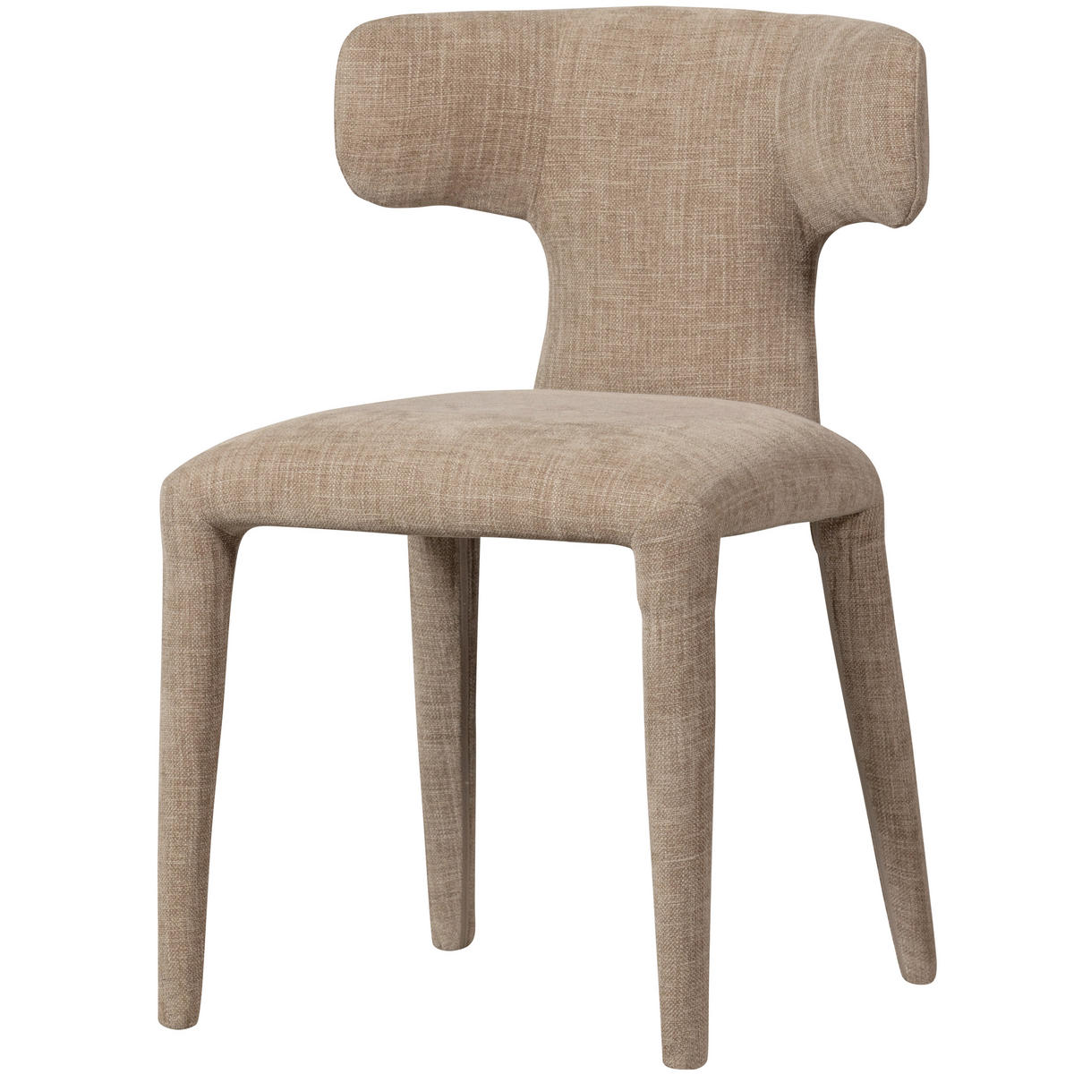 STUHL-SET 2 Stück  in Webstoff  - Sandfarben, MODERN, Textil (52/78/53cm) - Livetastic