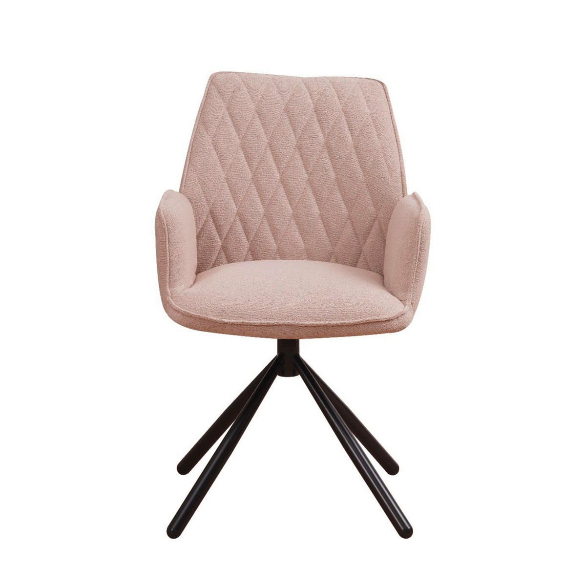 SADA ŽIDLÍ S PODRUČKAMI 2 kusy - černá/koňaková, Moderní, kov/textil (56/97/53cm) - MID.YOU