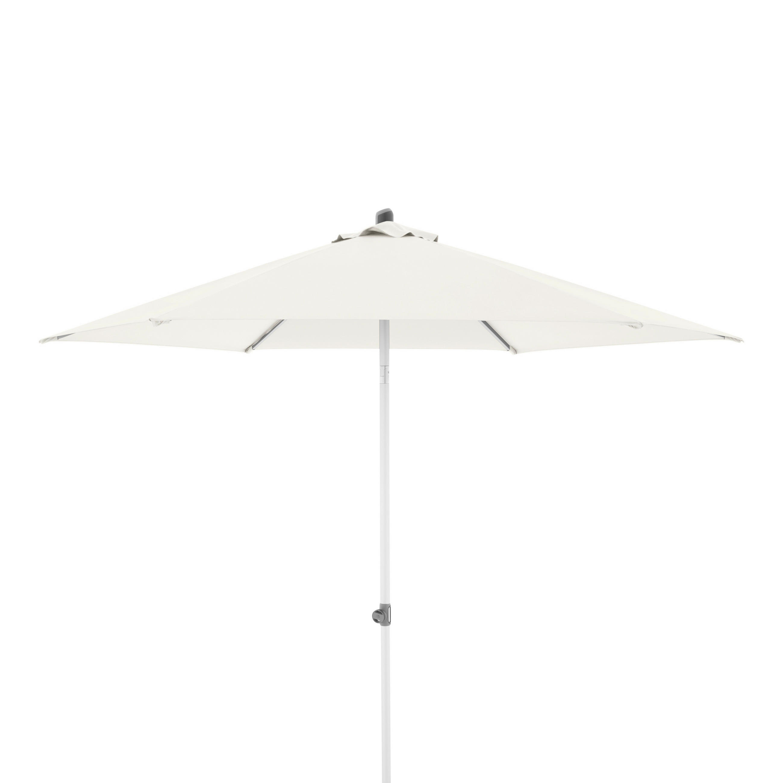 SONNENSCHIRM 270/270 cm - Silberfarben/Naturfarben, Konventionell, Textil/Metall (270/270cm) - Doppler