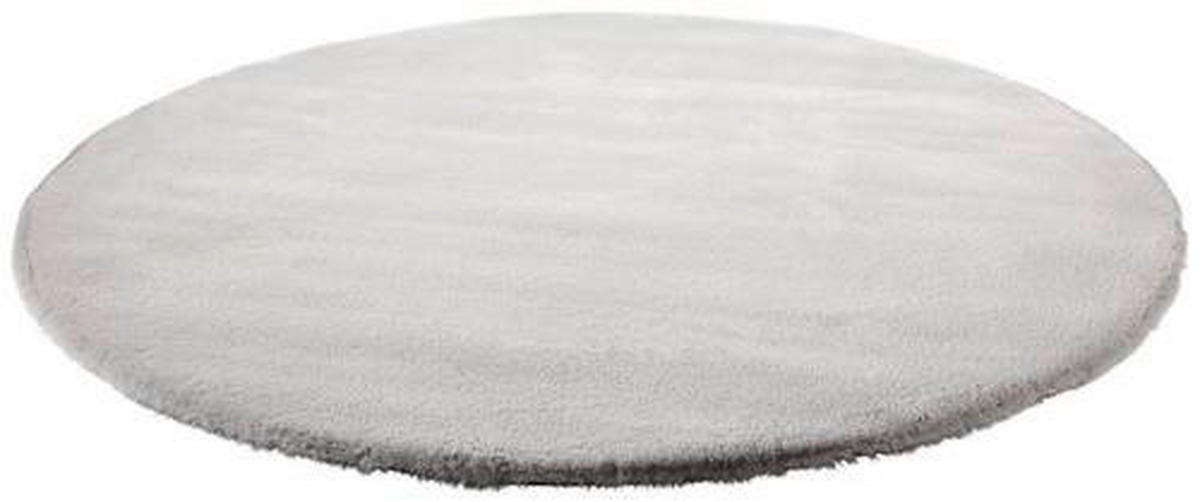HOCHFLORTEPPICH 80 cm LIMA Silberfarben  - Silberfarben, Design, Textil (80cm) - Novel