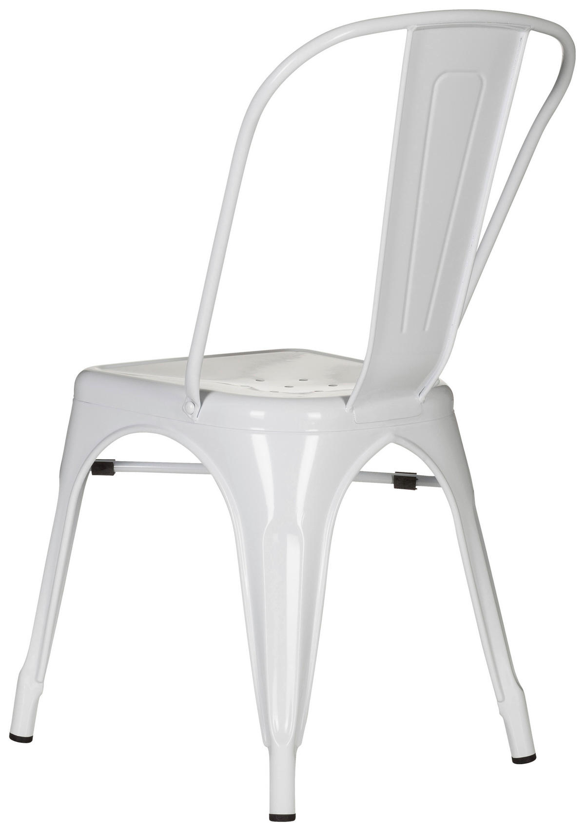 STOL stål  - vit, Basics, metall (44/84/54cm) - MID.YOU