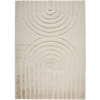 HOCHFLORTEPPICH 133/190 cm Beige  - Beige, Design, Textil (133/190cm) - Novel