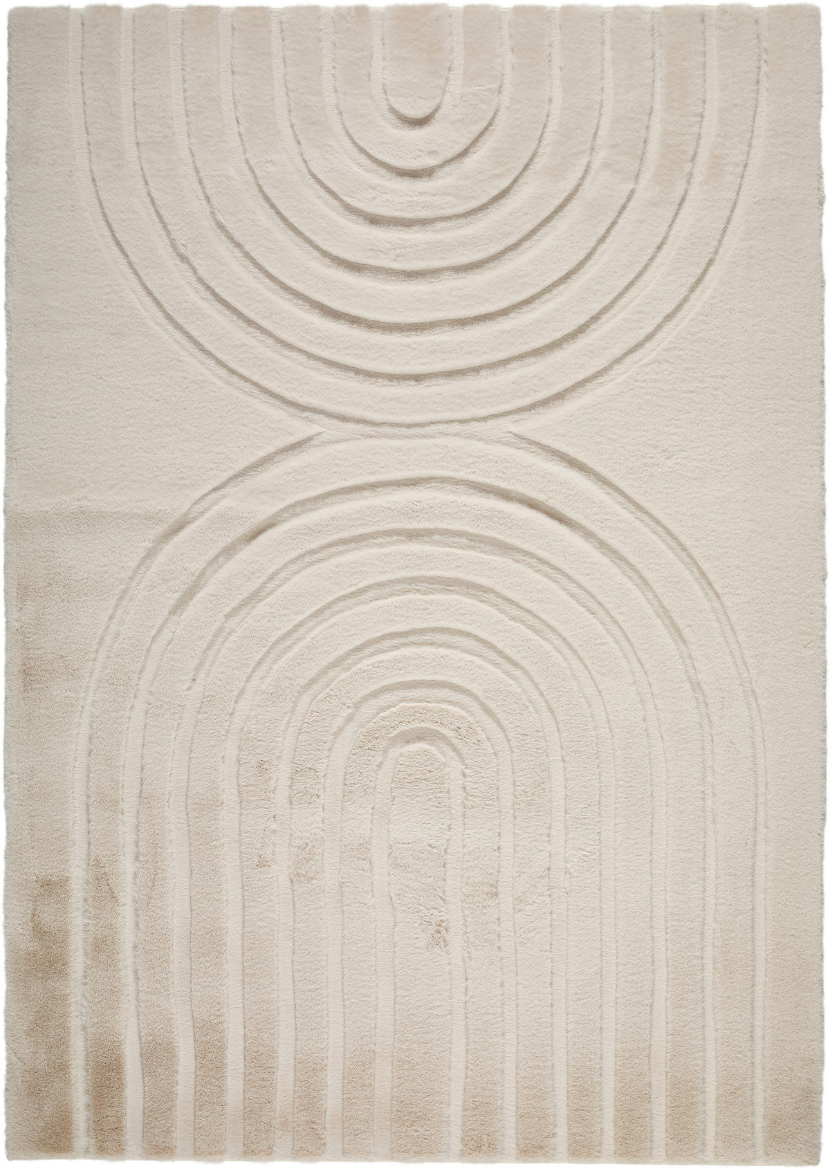 HOCHFLORTEPPICH 133/190 cm Beige  - Beige, Design, Textil (133/190cm) - Novel