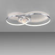 LED-DECKENLEUCHTE 69/55/9 cm   - Alufarben, Basics, Kunststoff/Metall (69/55/9cm) - Novel