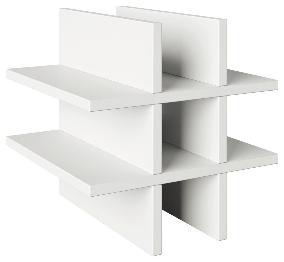 REGALEINSATZ - Weiß, Basics, Holzwerkstoff (34/34/33,4cm) - MID.YOU
