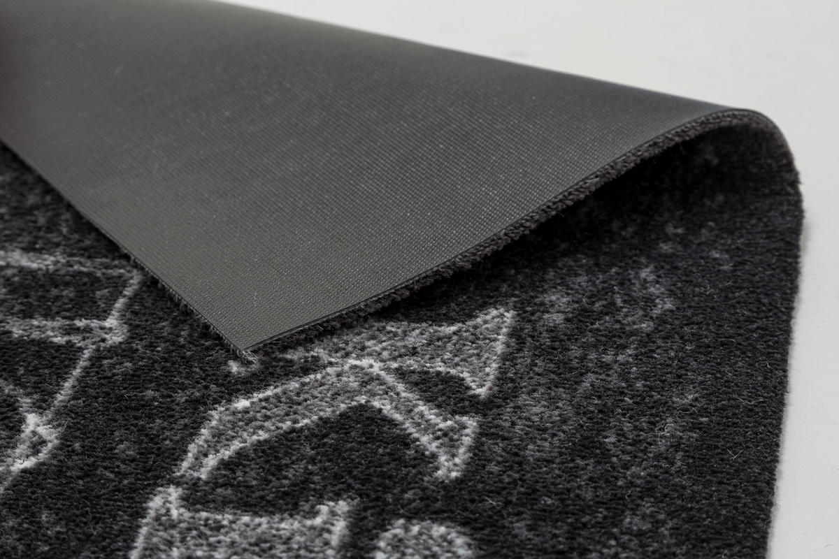 KÜCHENLÄUFER 50/150 cm Miabella Schwarz, Weiß  - Schwarz/Weiß, Design, Textil (50/150cm) - Esposa