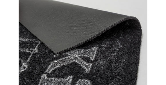 KÜCHENLÄUFER 50/150 cm Miabella Schwarz, Weiß  - Schwarz/Weiß, Design, Textil (50/150cm) - Esposa
