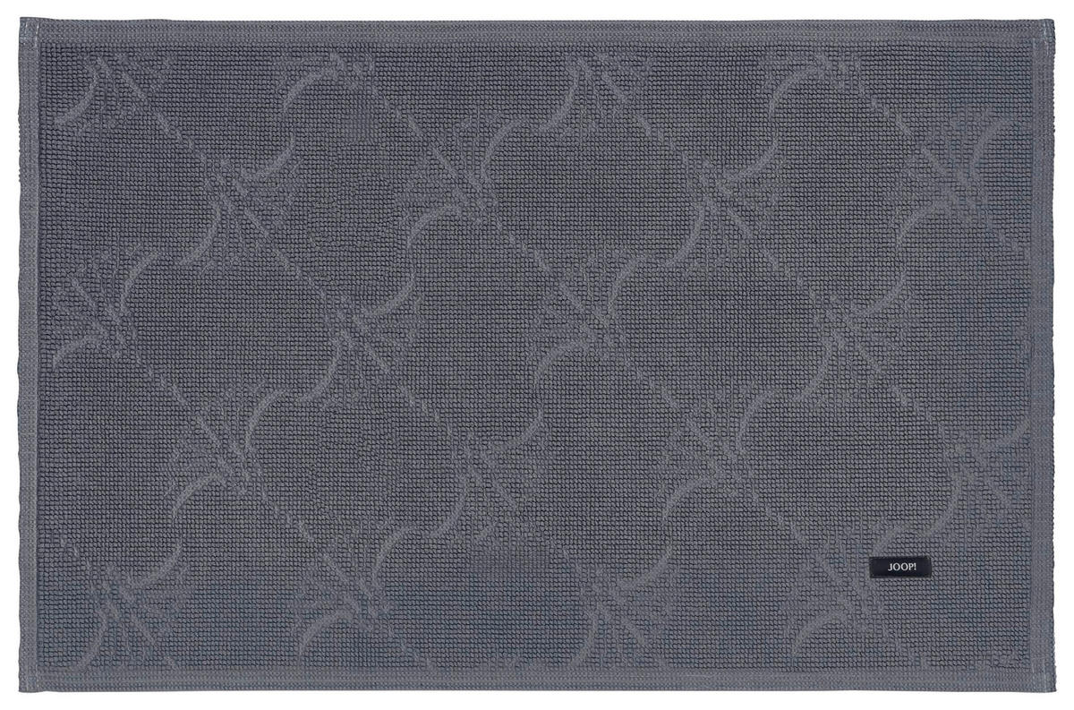 KOPALNIŠKA PREPROGA NEW CORNFLOWER  siva 50/70 cm  - siva, Konvencionalno, tekstil (50/70cm) - Joop!