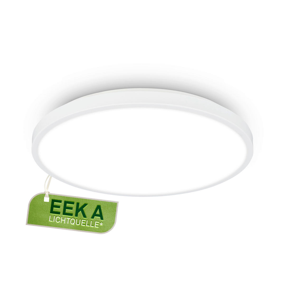 LED-DECKENLEUCHTE Kaida 33/6 cm   - Weiß, Basics, Kunststoff/Metall (33/6cm) - Briloner