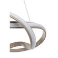 LED-HÄNGELEUCHTE 55/150 cm  - Cappuccino, Design, Kunststoff/Metall (55/150cm) - Novel