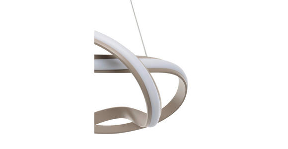 LED-HÄNGELEUCHTE 55/150 cm  - Cappuccino, Design, Kunststoff/Metall (55/150cm) - Novel