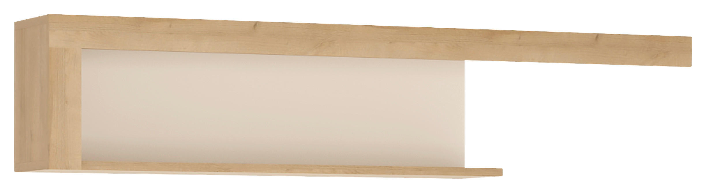 Winkelboard Lyon Hell Weiß/Eichefarben B: 130 cm