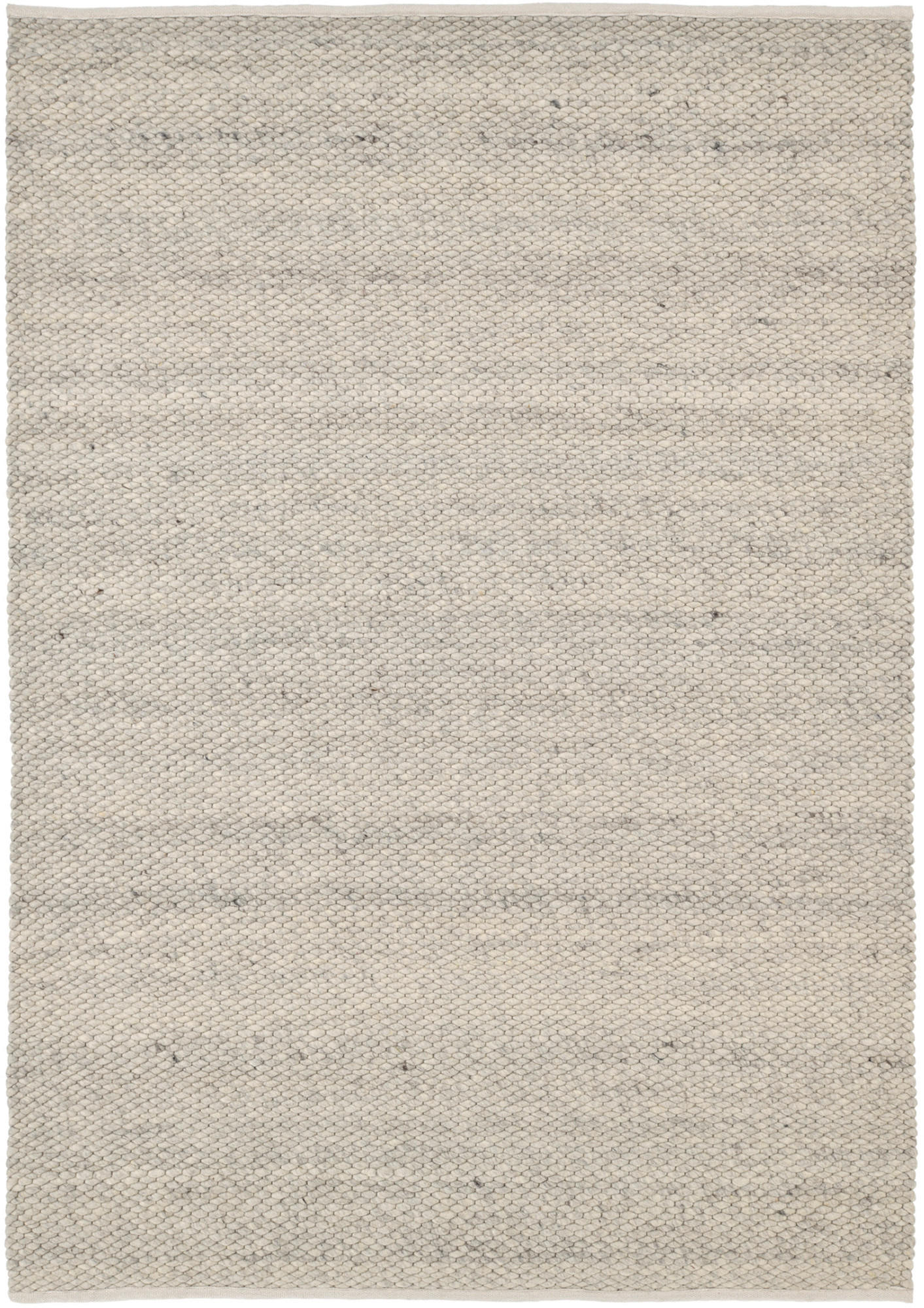 HANDWEBTEPPICH 80/150 cm Hellgrau  - Hellgrau, Basics, Textil (80/150cm) - Linea Natura