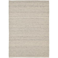 HANDWEBTEPPICH 160/230 cm Hellgrau  - Hellgrau, Basics, Textil (160/230cm) - Linea Natura