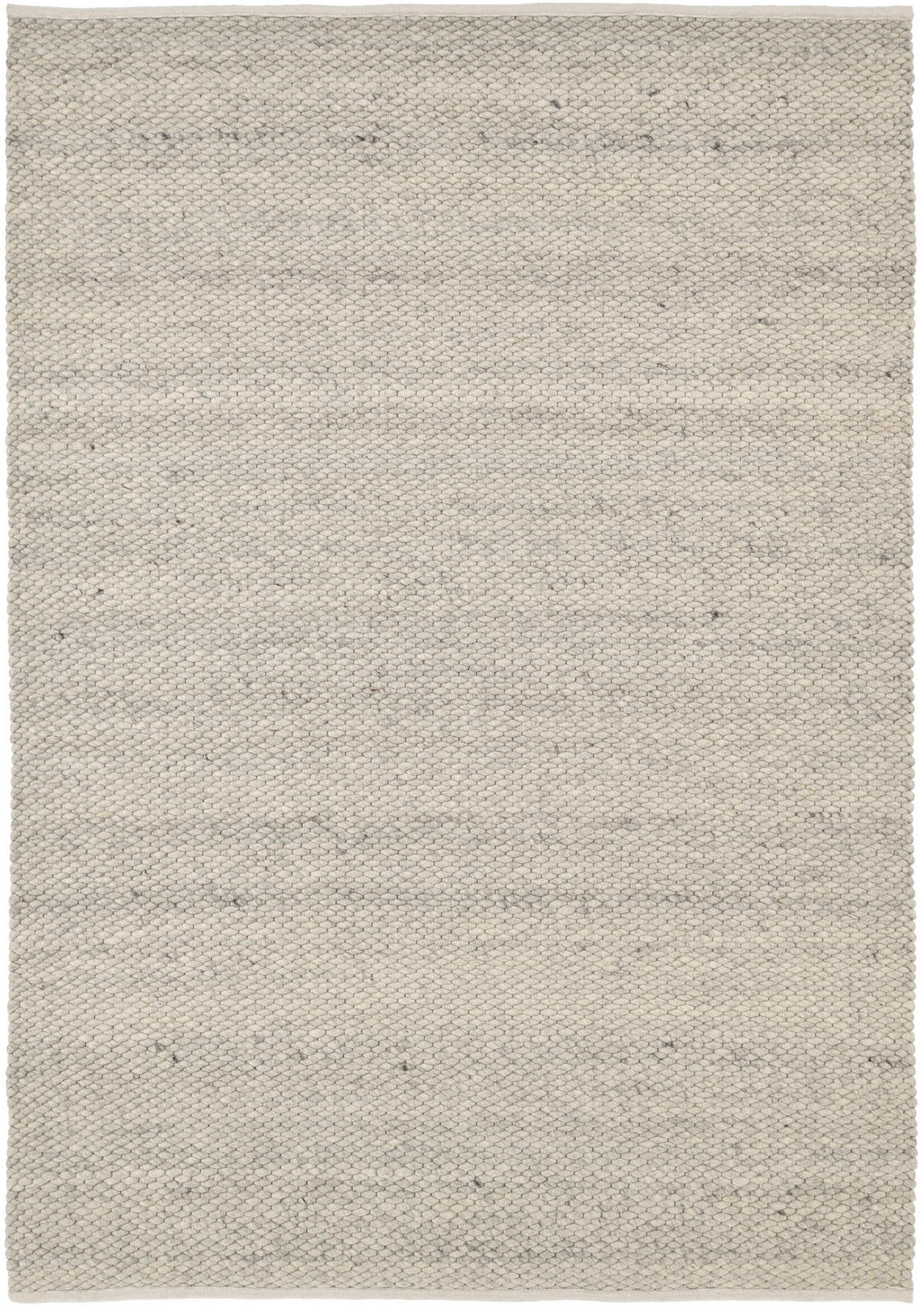 HANDWEBTEPPICH 160/230 cm Hellgrau  - Hellgrau, Basics, Textil (160/230cm) - Linea Natura