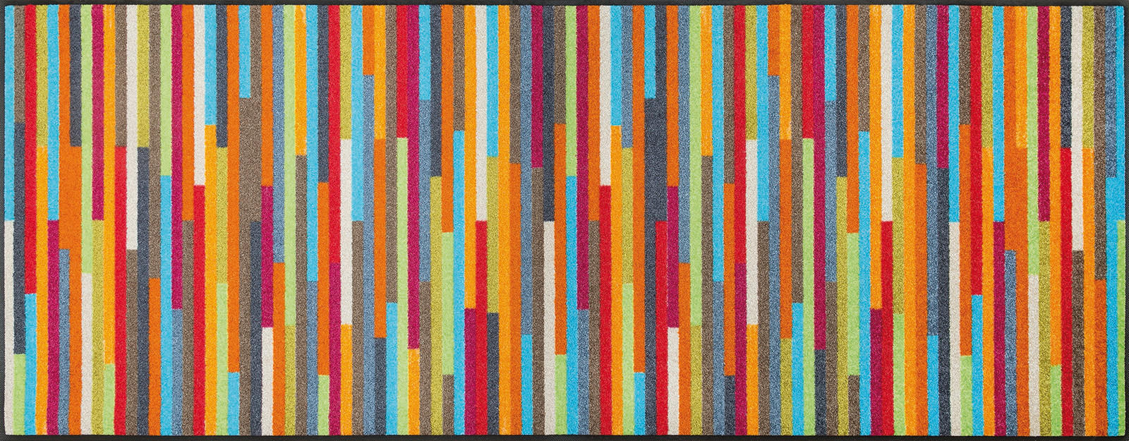 LÄUFER 75/190 cm Mikado Stripes  - Multicolor, Trend, Kunststoff/Textil (75/190cm) - wash+dry