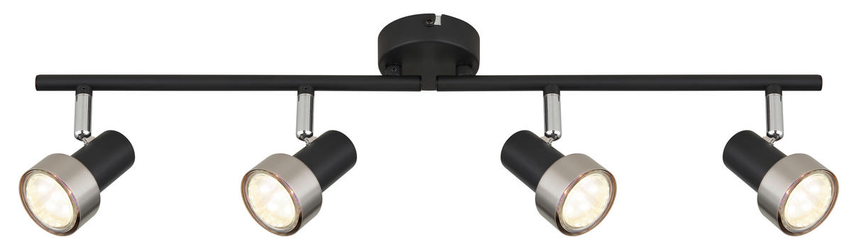 STRAHLER - Chromfarben/Schwarz, Konventionell, Metall (60/8,5/13,5cm) - Globo