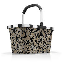 EINKAUFSKORB Baroque Marble 22 L  - Schwarz/Braun, Basics, Kunststoff/Textil (49/29/28cm) - Reisenthel