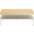 COUCHTISCH in Holz, Metall, Holzwerkstoff 110/65/42 cm - Nussbaumfarben/Weiß, KONVENTIONELL, Holz/Holzwerkstoff (110/65/42cm) - Moderano COUCHTISCH in Holz, Metall, Holzwerkstoff 110/65/42 cm - Nussbaumfarben/Weiß, KONVENTIONELL, Holz/Holzwerkstoff (110/65/42cm) - Moderano