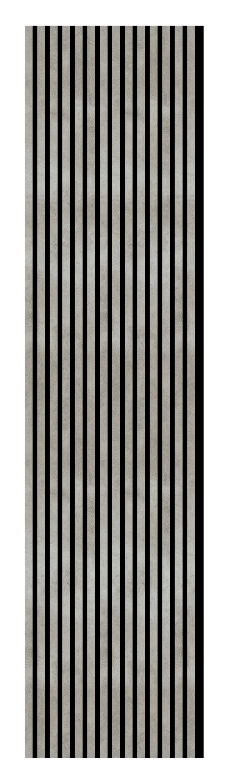 AKUSTIKPANEEL Beton foliert 57.25/1.9/240 cm  - Grau, KONVENTIONELL, Holzwerkstoff/Textil (57.25/1.9/240cm)
