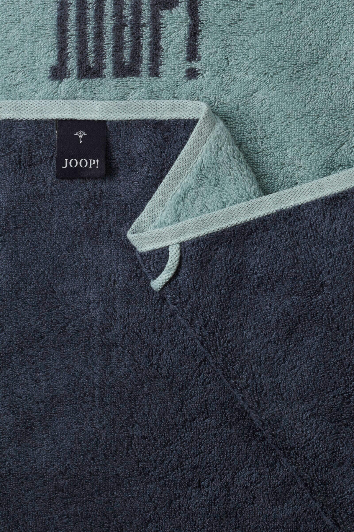 DUSCHTUCH 80/150 cm JOOP! BARS  - Blau, Basics, Textil (80/150cm) - Joop! Living