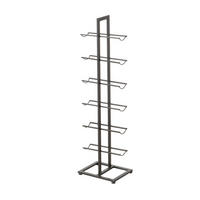 REGÁL NA VÍNO - čierna, Basics, kov (20/25/91cm) - Boltze Home