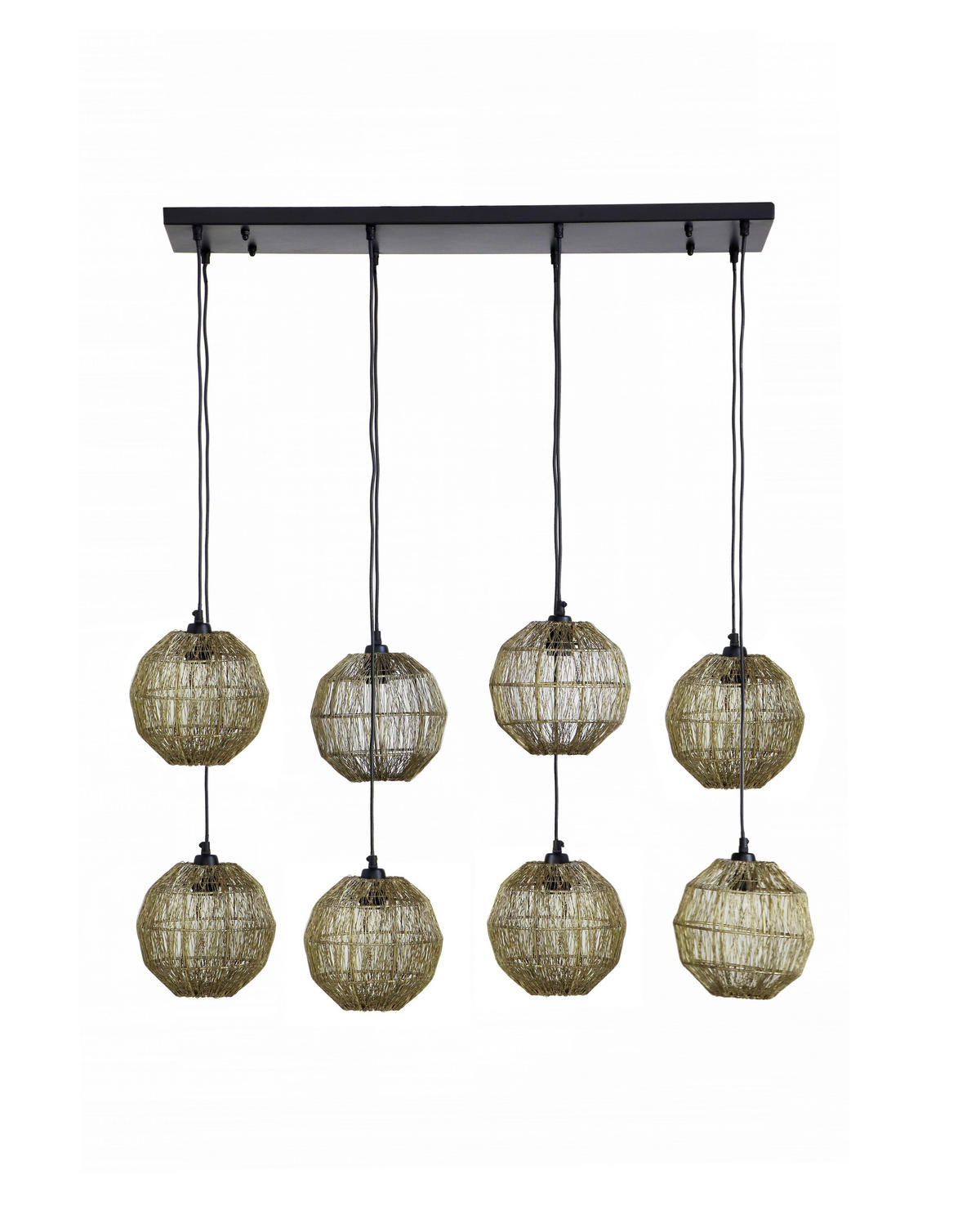 HÄNGELEUCHTE 94/24/140 cm    - Messingfarben, Konventionell, Metall (94/24/140cm) - Globo