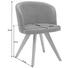 STUHL in Holz, Textil Grau - Eichefarben/Grau, Design, Holz/Textil (53/78/57cm) - Voleo STUHL in Holz, Textil Grau - Eichefarben/Grau, Design, Holz/Textil (53/78/57cm) - Voleo
