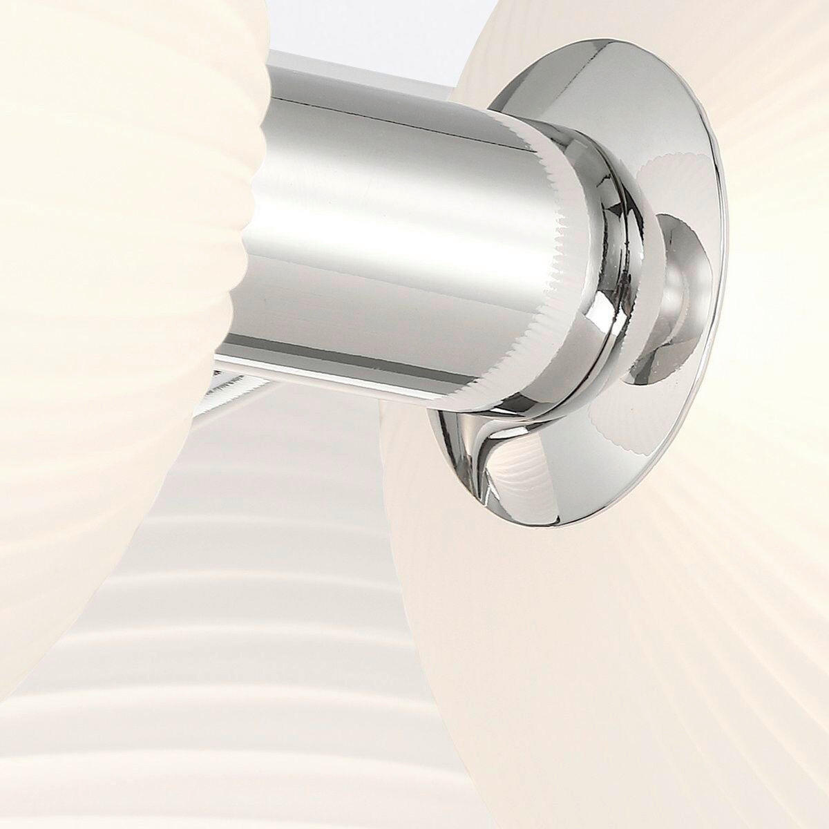 LED-WANDLEUCHTE - Nickelfarben, Konventionell, Glas/Metall (15,1/58,7/20,3cm) - Elstead Lighting