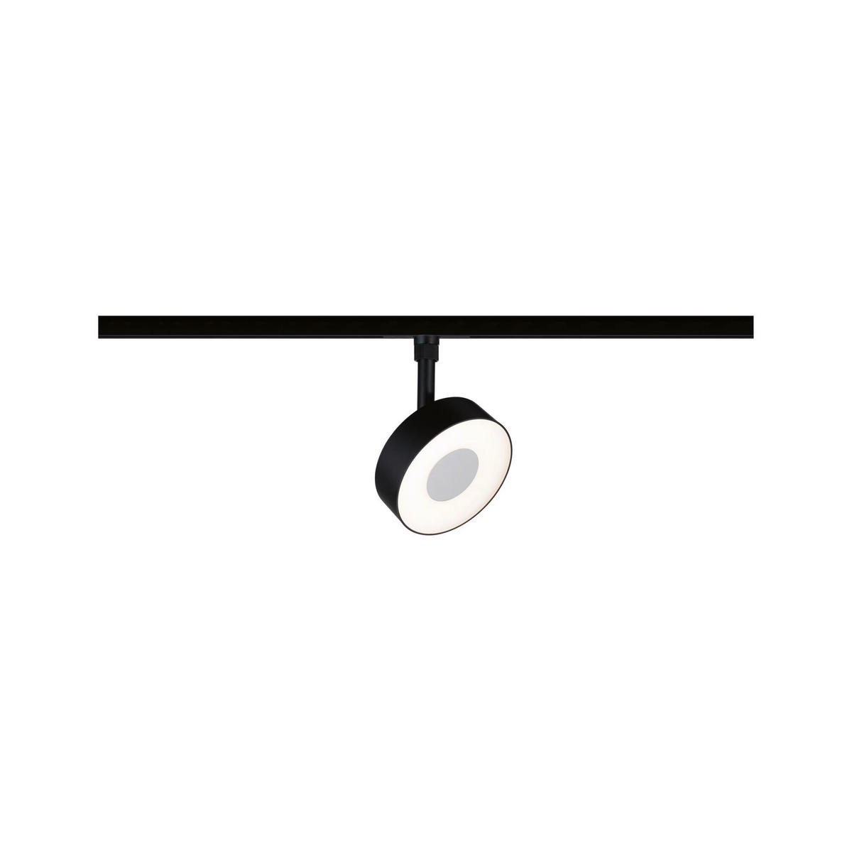 SCHIENENSYSTEM-STRAHLER URail 10/13,5 cm  - Schwarz, Basics, Kunststoff (10/13,5cm) - Paulmann