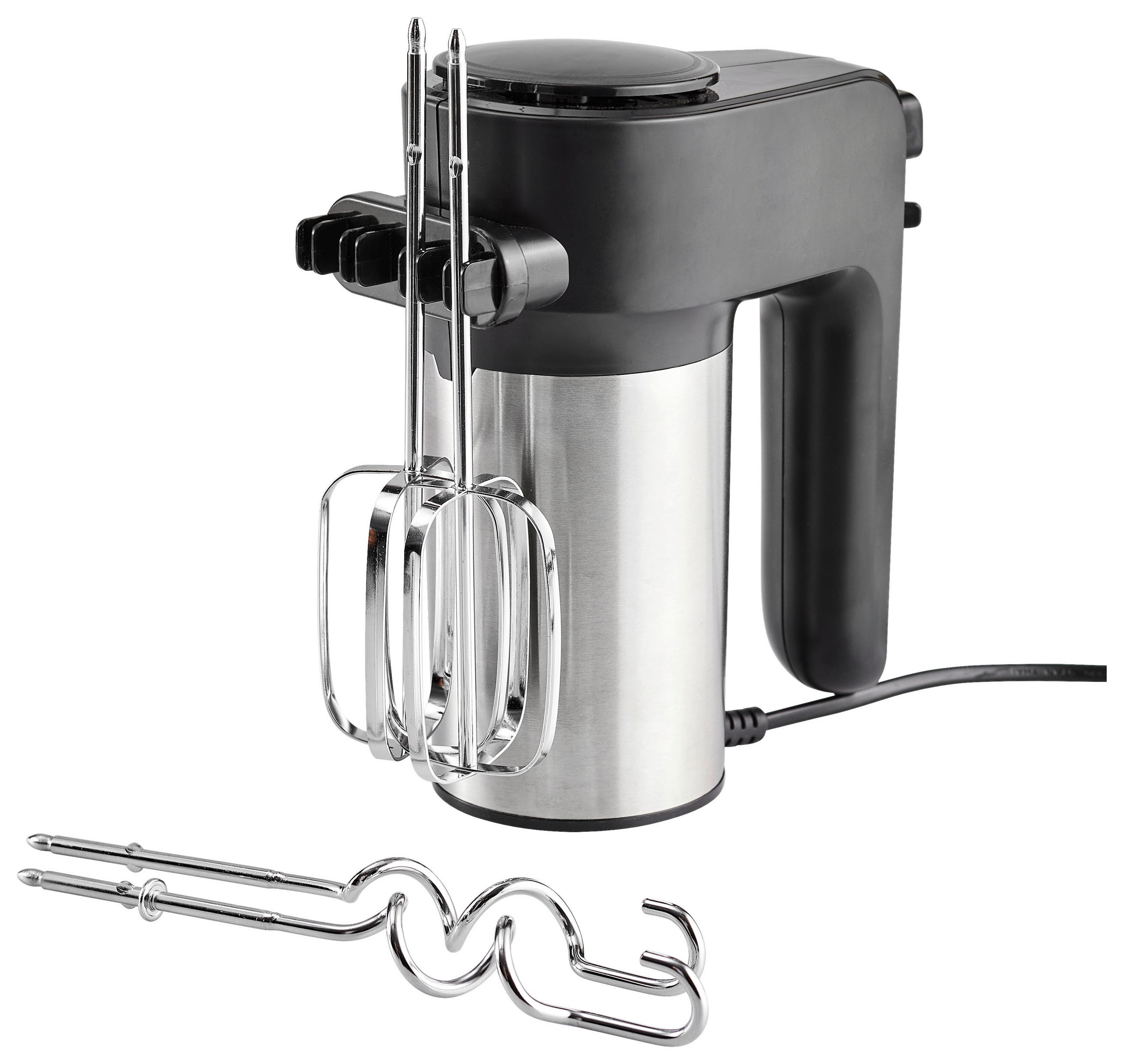 HANDMIXER  - Edelstahlfarben/Schwarz, Design, Kunststoff/Metall (19/9/19cm) - Mican