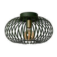 DECKENLEUCHTE    39.5/23/39.5 cm  - Grün, Design, Metall (39.5/23/39.5cm) - Lucide