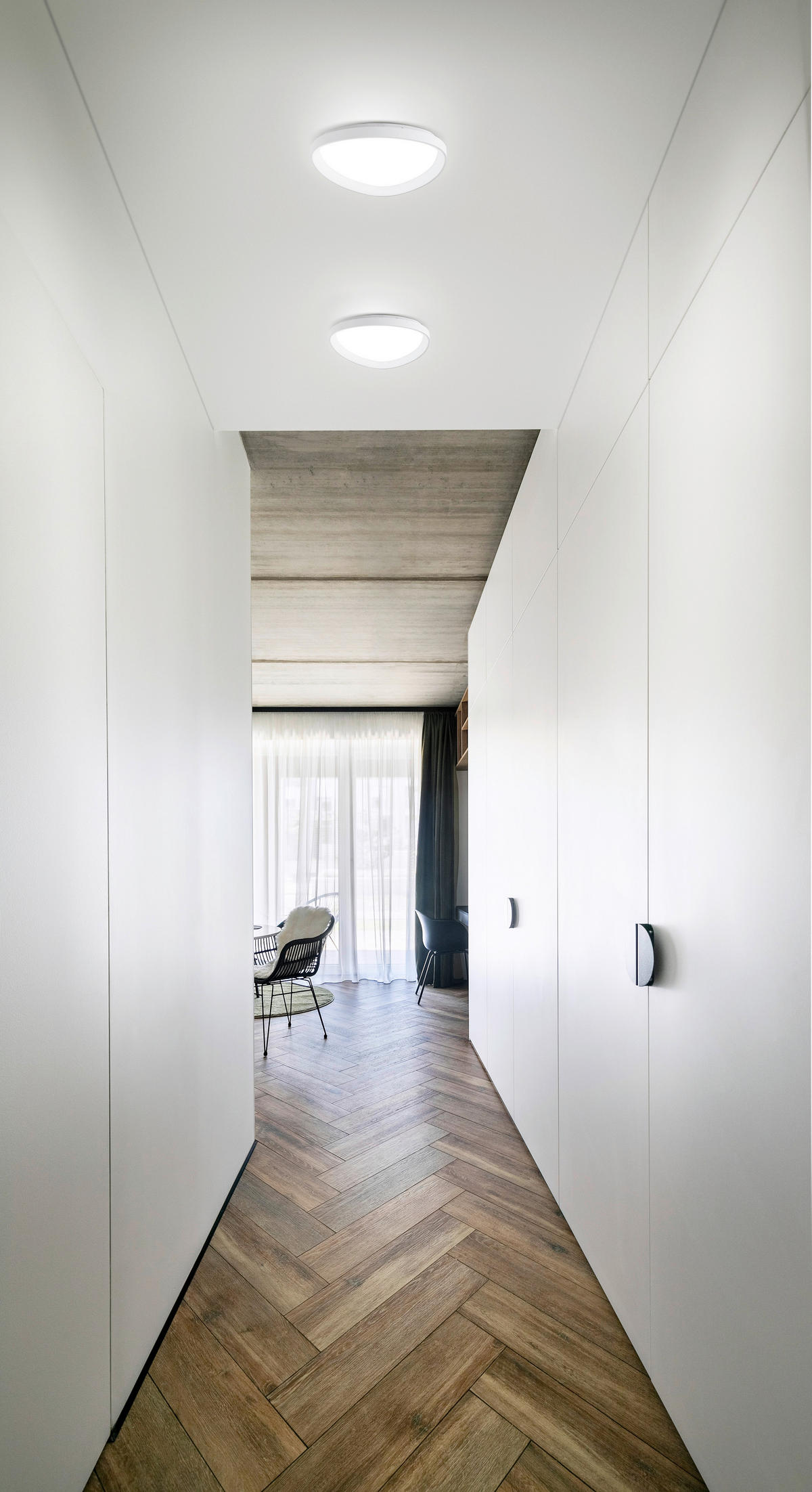 LED-DECKENLEUCHTE Quirk 42/7 cm   - Goldfarben, KONVENTIONELL, Kunststoff/Metall (42/7cm) - Fabas Luce